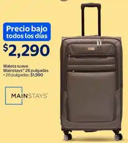 Walmart Mainstays maleta suave oferta