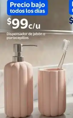 Walmart Dispensador de jabón o portacepillos oferta