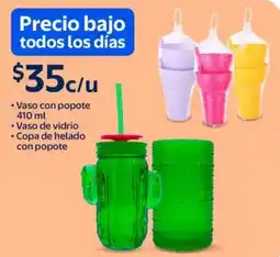 Walmart Vaso con popote oferta