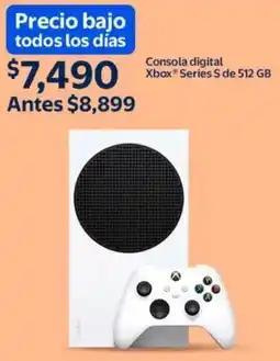 Walmart Xbox series S consola digital oferta