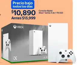 Walmart Xbox series x consola digital oferta