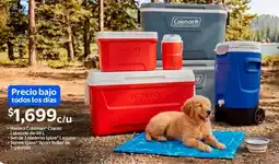 Walmart Coleman classic hielera oferta