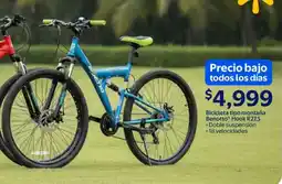 Walmart Bicicleta tipo montaña Benotto Hook R27.5 oferta