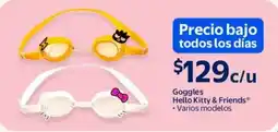 Walmart Hello Kitty & Friends goggles oferta