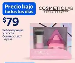Walmart Cosmetic Lab set de esponjas y brocha oferta