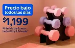 Walmart Hello Kitty & Friends pirámide de 6 pesas oferta