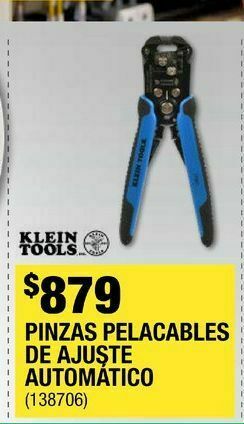 The Home Depot Pinzas pelacables de ajuste automático 8-22 awg az oferta