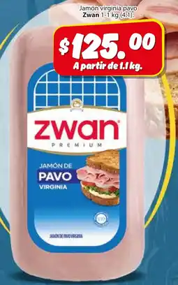 Zorro Zwan jamón virginia pavo oferta