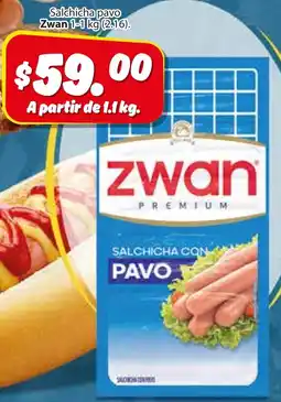Zorro Zwan salchicha pavo oferta