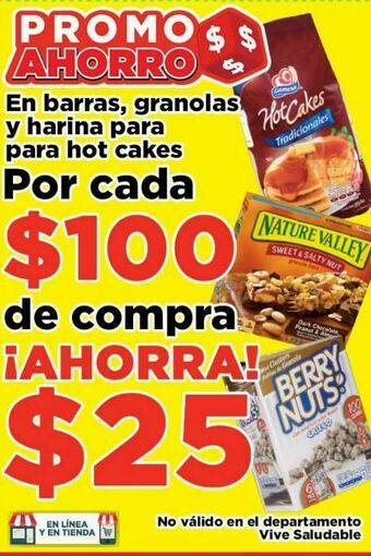 HEB Barras de cereal oferta