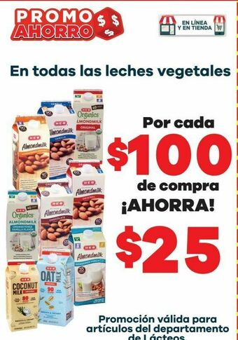 HEB Leche vegetal oferta