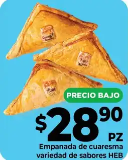 HEB HEB empanada de cuaresma oferta