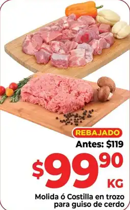 HEB Molida ó Costilla en trozo para guiso de cerdo oferta