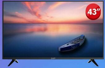 Pantalla smart tv ghia 43"