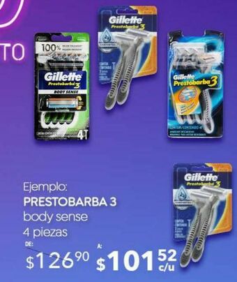 Máquina de afeitar gillette