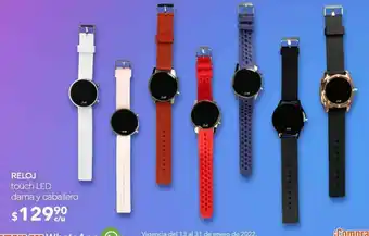 Reloj touch led dama y caballero