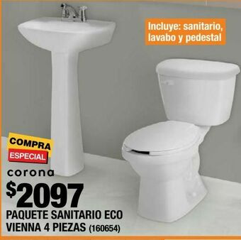 The Home Depot Paquete sanitario eco vienna 4 piezas oferta