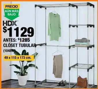 The Home Depot Clóset tubular 2 niveles de metal 172 x 114 x 48.7 cm gris oferta