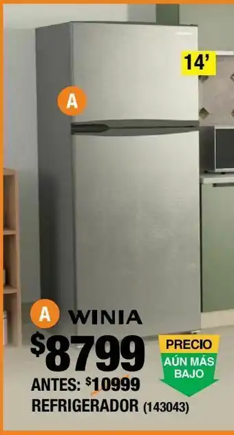 Refrigerador winia 14pies