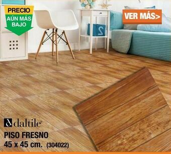 Piso cerámico fresno 45 x 45 cm caja con 1.64 m2