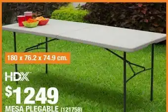 Mesa rectangular tipo maleta 1.8 m x 76.2 cm x 74.9 cm beige de plástico y estructura de acero