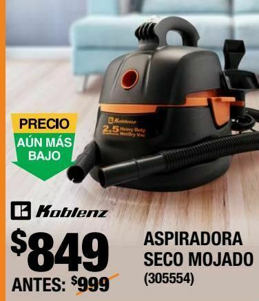 Aspiradora portátil para seco/mojado 15 l oferta en The Home Depot