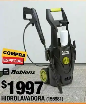 The Home Depot Hidrolavadora de alta presión de 1650 psi koblenz oferta