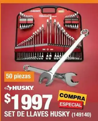Set de llaves 50 piezas husky