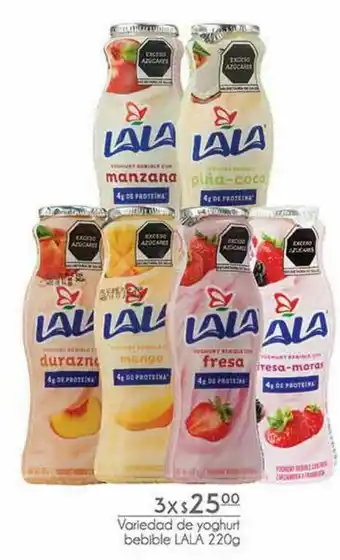 Fresko Variedad de yogurt lala 220g x3 oferta