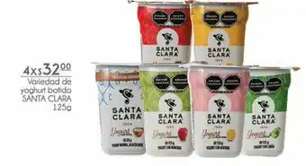 Variedad de yogurt batido santa clara 125g x4