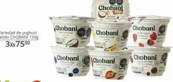 La Comer Yogurt batido chobani 150 g oferta
