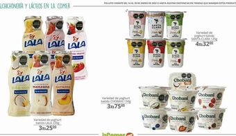 Variedad de yogurt