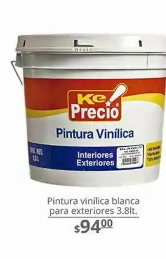 La Comer Pintura vinilica blanca oferta