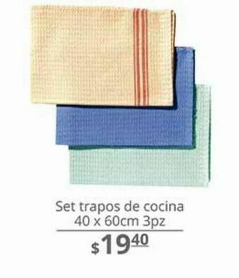 La Comer Trapos de cocina oferta