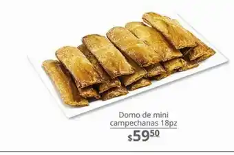 La Comer Domo de mini campechanas 18 pz oferta