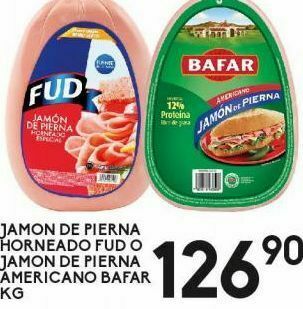 Alsuper Jamón de pierna fud oferta