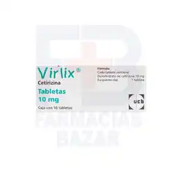 Farmacias Bazar VIRLIX 10MG 10 TABLETAS oferta