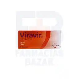 Farmacias Bazar VIRAVIR 75MG 28 CAPSULAS oferta
