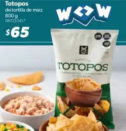 Sam's Club Totopos de tortilla de maíz oferta