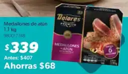 Sam's Club Dolores medallones de atún oferta