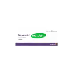 Farmacias Bazar TENORETIC 100/25MG 28 TABLETAS oferta