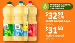 Soriana Mercado Valley Foods aceite canola/soya oferta