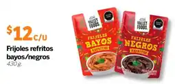 Soriana Mercado Valley Foods frijoles refritos bayos/negros oferta