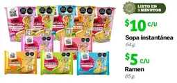 Soriana Mercado Valley Foods sopa instantanea oferta