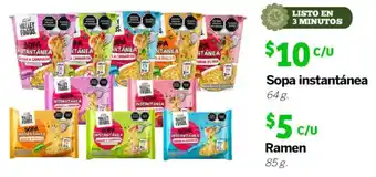 Soriana Mercado Valley Foods sopa instantanea oferta