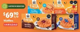 Soriana Mercado Valley Foods waffles oferta