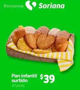 Soriana Mercado Pan infantil surtido oferta