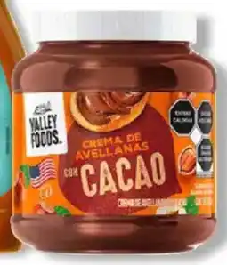 Soriana Mercado Valley Foods crema de avellana oferta