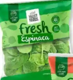 Soriana Mercado Valley Foods espinaca oferta