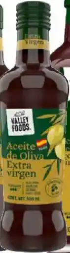 Soriana Mercado Valley Foods aceite de oliva extra virgen oferta